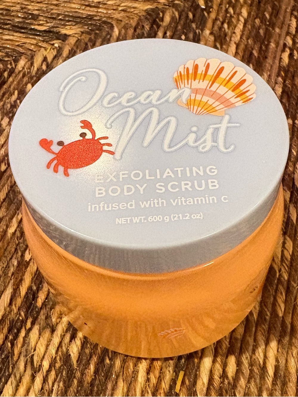 Ocean Mist Exfoliating Body Scrub, Infused with Vitamin C - NEW
